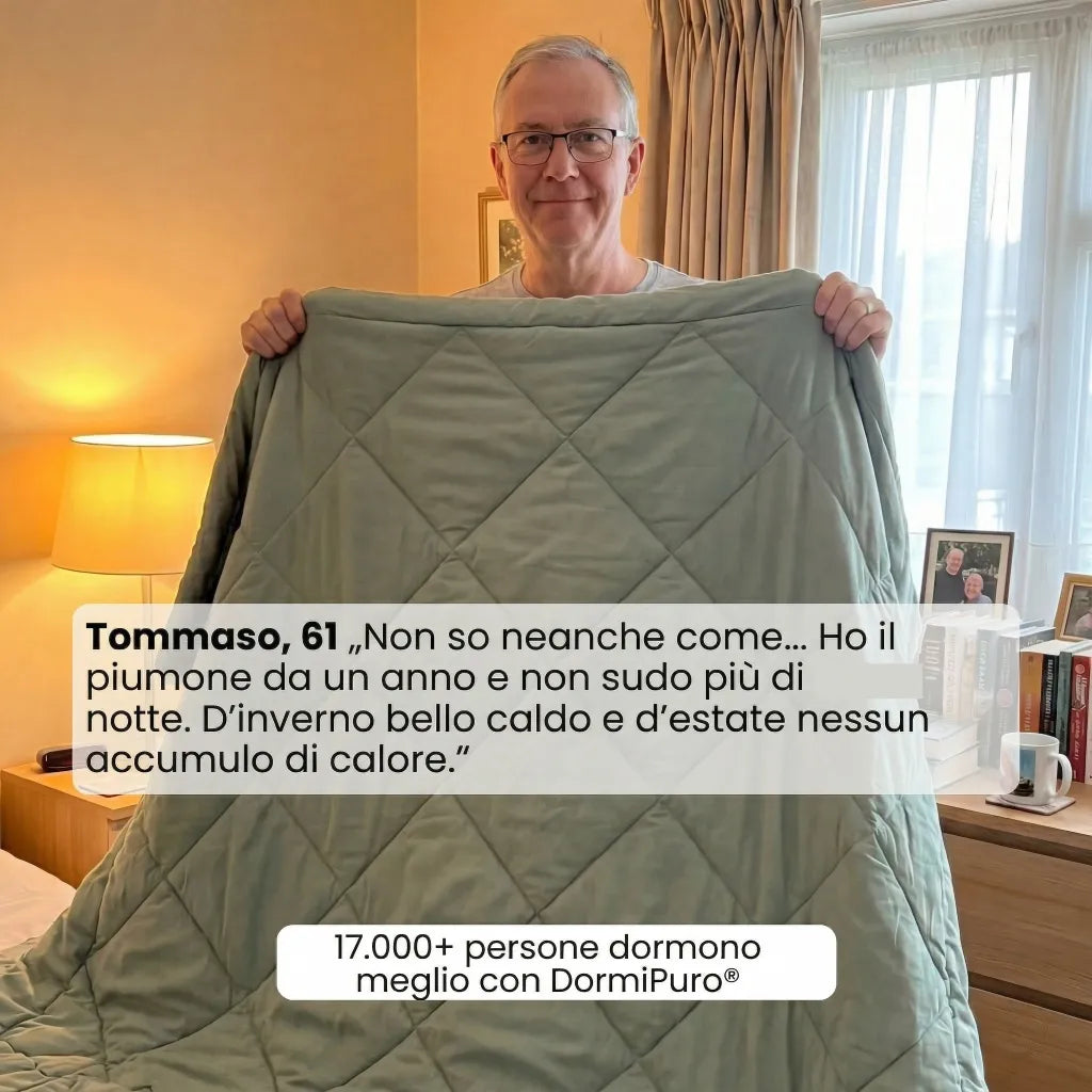 Reeest DormiPuro® — Il Piumone Che Lavi Come un Lenzuolo