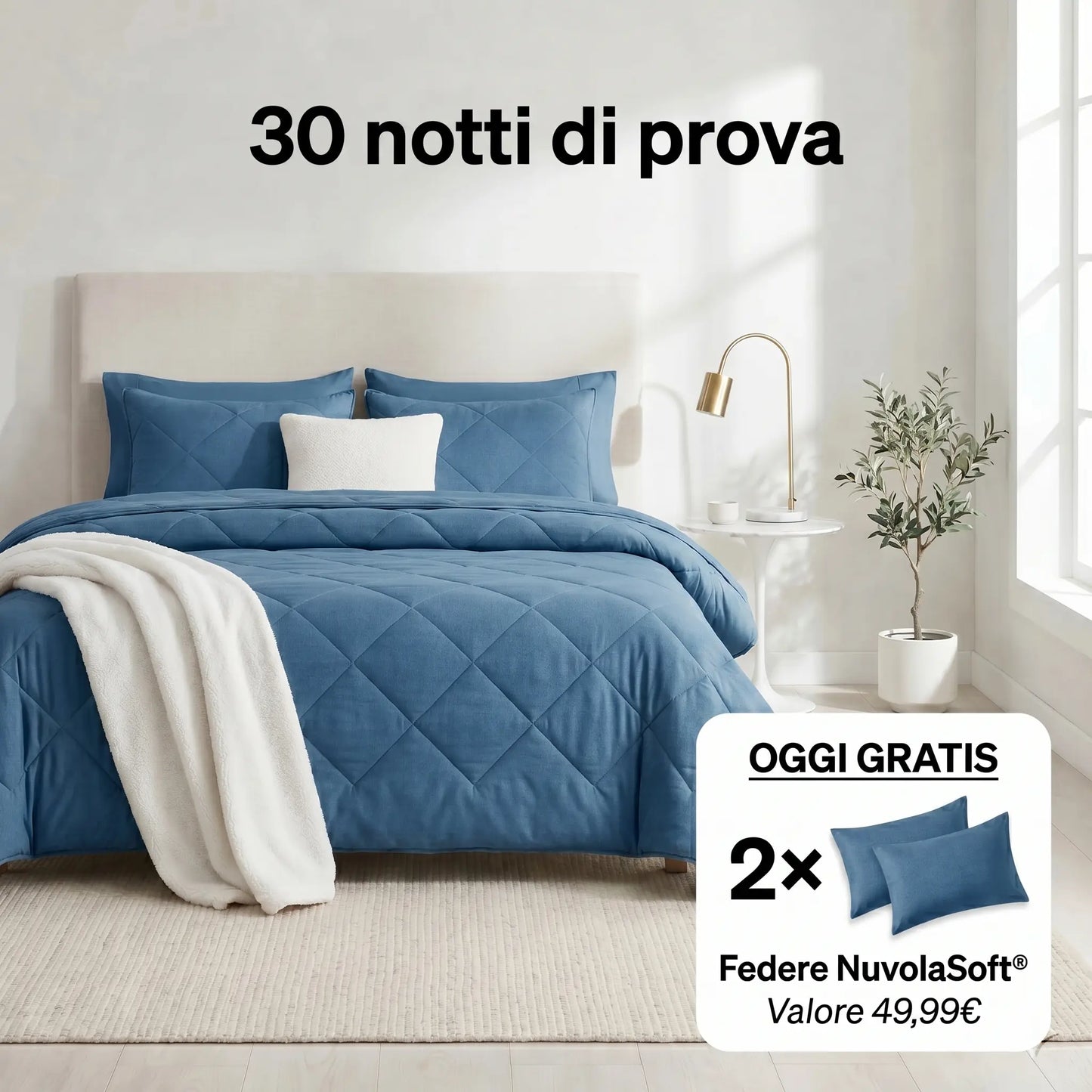 Reeest DormiPuro® — Il Piumone Che Lavi Come un Lenzuolo