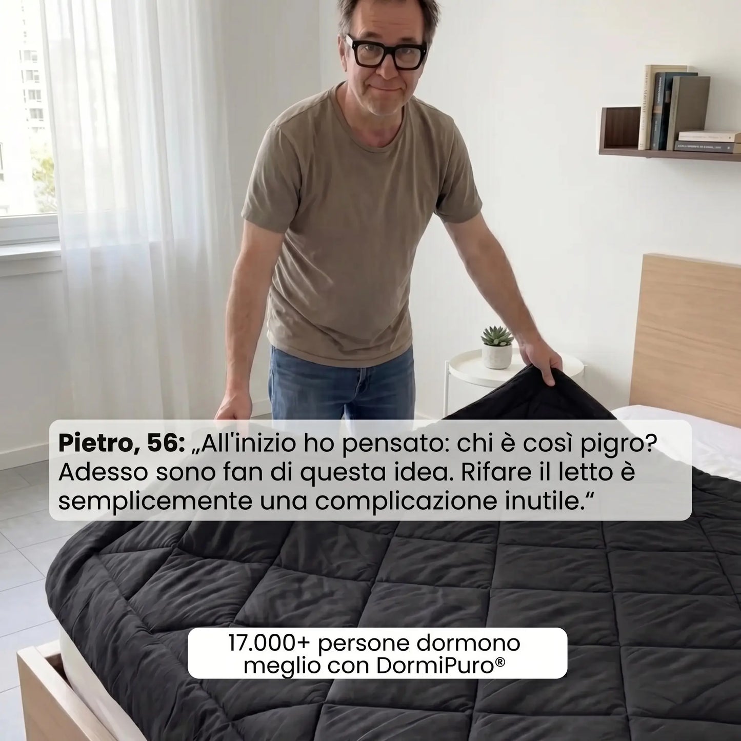 Reeest DormiPuro® — Il Piumone Che Lavi Come un Lenzuolo