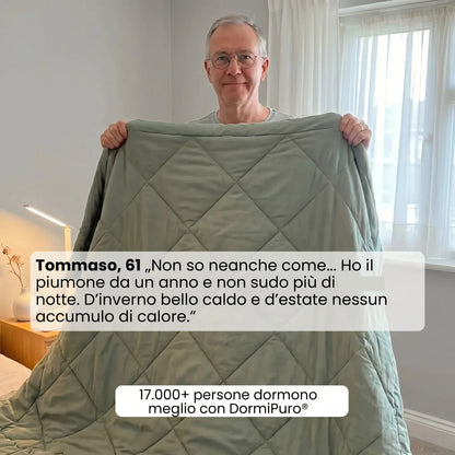 Reeest DormiPuro® — Il Piumone Che Lavi Come un Lenzuolo