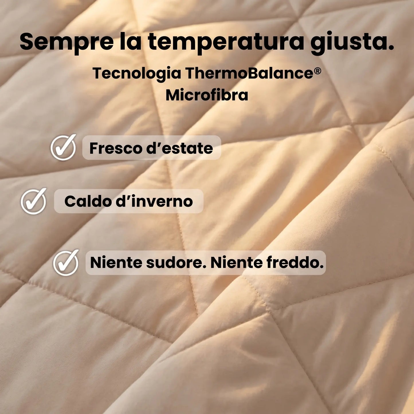 Reeest DormiPuro® — Il Piumone Che Lavi Come un Lenzuolo