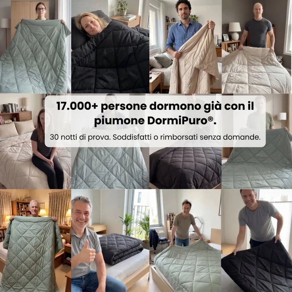 Reeest DormiPuro® — Il Piumone Che Lavi Come un Lenzuolo